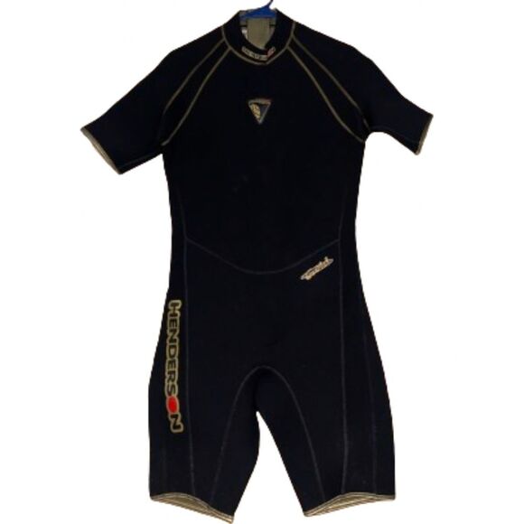 Henderson Aquatics Made in USA Unisex Black Wetsuits Dive Suits Sz-L - Picture 1 of 12